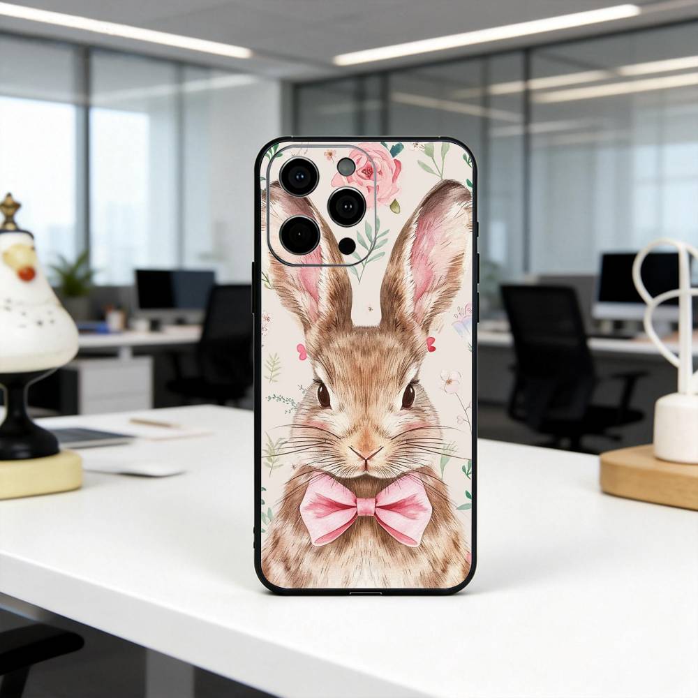 Cute R-Rabbit P-Peter-RP Phone Case Silicone Soft For IPhone 17 16 15 14 13 12 11 X XR Plus Pro Max Plus