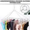 Household Multi-Functional Folding Drying Hanger Drying Socks Underwear Multi-Clip Drying Rack Dormitory Windproof Drying Rack