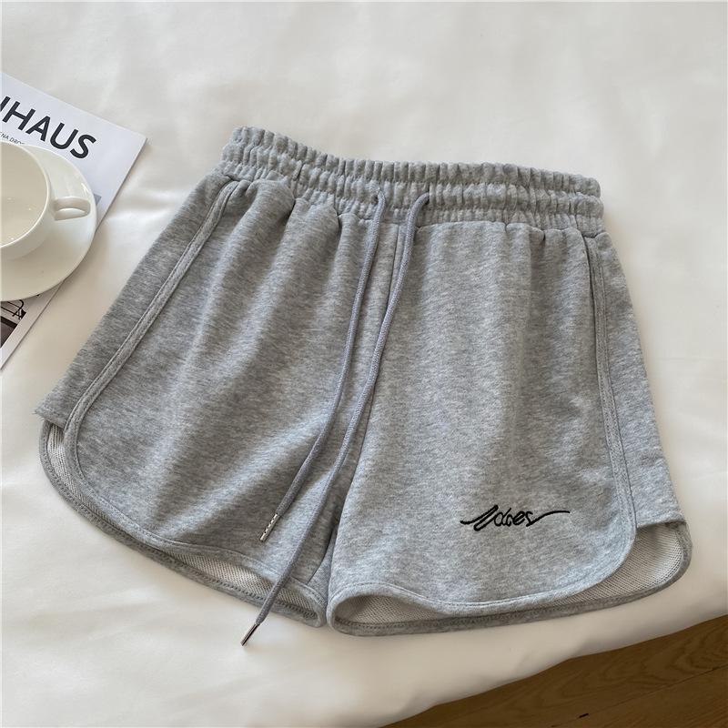Sports Shorts Women 2024 Summer New Loose Wear Home Pajama Pants High Waist Casual Wide Leg Yoga Hot Pants Tide