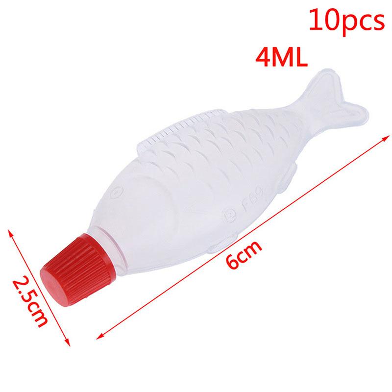 10Pcs Mini Seasoning Sauce Bottle Cute Mini Sauce Containers Seasoning Bottle 4ML