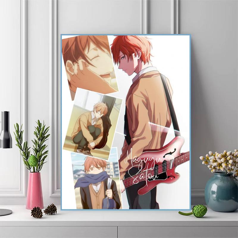 Given Anime 100% Round Full Drill 5D DIY Diamond Painting Embroidery Cross Stitch Rhinestone Décor
