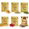 Online Quality Store Face Care Combo (Pack of 6) | Multani Mitti, Kasturi Turmeric, Orange, Neem, Chandan and Rose (50g Each, Total 300g)