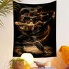 Bruce Lee Tapestry Wall Hanging, Martial Arts Legend Poster Art, Action Wall Decor for Bedroom Living Room Dorm