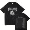 Falling In Reverse God Is A Weapon Tour T Shirts 2025 Fashion Short Sleeve Cotton Summer Tshirts Hip Hop Men Clothes Unisexr Tee