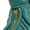 Used Wonder Matelasse Hobo Bag (12166), 5BC125 N88 F0K41 7922, with RFID, Green, 2-Way Logo, Laguna, Women's from Japan