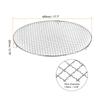 uxcell Round Cooking Rack Inch Stainless Steel Cross Wire BBQ Grill Net with 20mm Legs for and BBQ 17.7 Cooking, Grilling, Steaming,