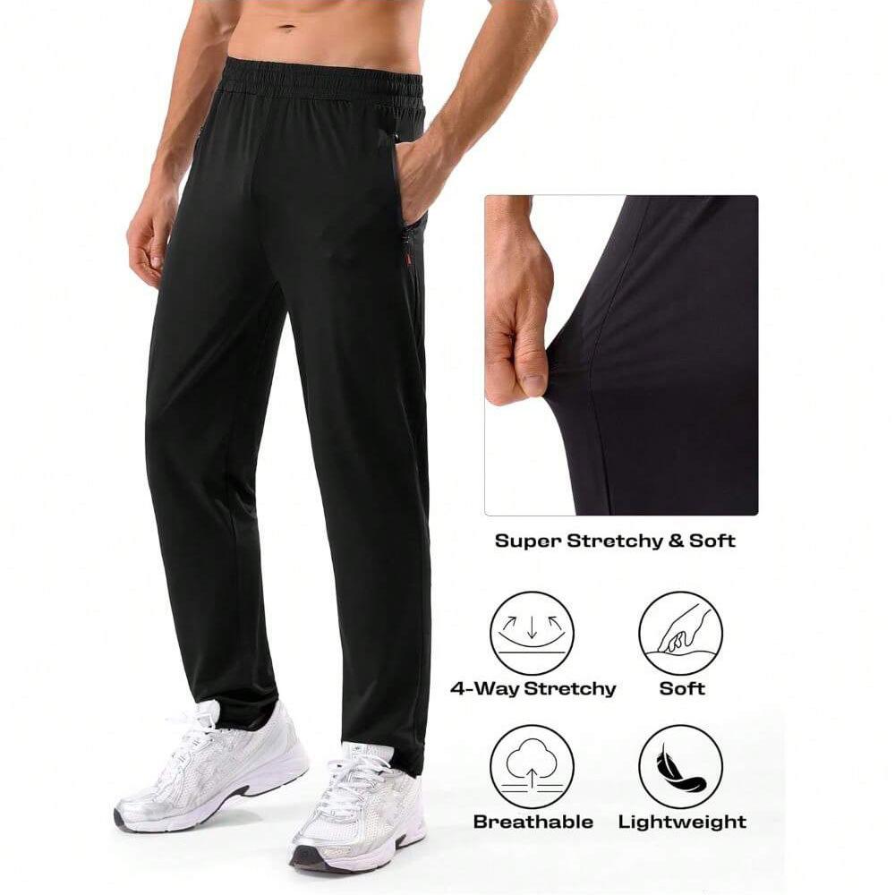 Fashion Sports Outdoor Mountaineering Casual Pants Men's Sports Quick-Drying Breathable Elastic Sports Long Pants