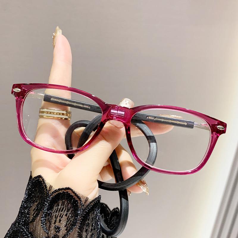 Ultra-Light Neck-Hanging Magnetic Reading Glasses: Anti-Lost, Fashionable Single-Vision Eyewear for Elderly