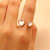 Simple heart shape ring
