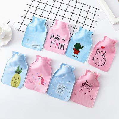 Mini Small Single Layer Water Injection Hot Water Bottle Cartoon Winter Student Hand Warmers