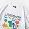 Seupeullaesikodeu White Short Sleeve T-Shirt - Crayon Dino Friends