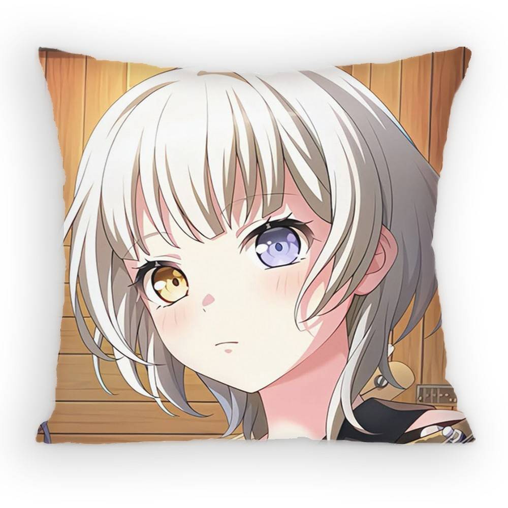 BanG Dream Its Mygo Pillow Case Sofa Living Room Bedroom Headboard Backrest Cushion Square Cushion Nap Time