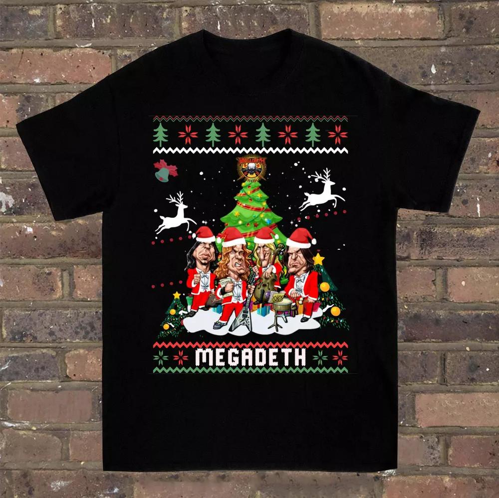 All I Want For Christmas Is Megadeth Gift For Family  T Shirt Full Size S-5XL AA Unisex T-Shirt XXXL