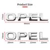 Adesivo Lettere ABS Bagagliaio Posteriore Auto Emblema Badge Logo Per Opel Corsa Astra Insignia Vectra Zafira Meriva Mokka Grandland