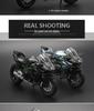 1:12 Kawasaki Ducati Alloy Motorcycle Toy with Sound, Light, and Sliding Motion
