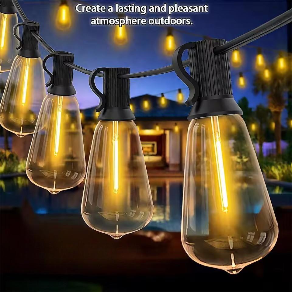 Garden Solar String Lights Led Remote Control Outdoor Lamps Waterproof Outdoor Solar Led Light For Party Camping Tent Decoration