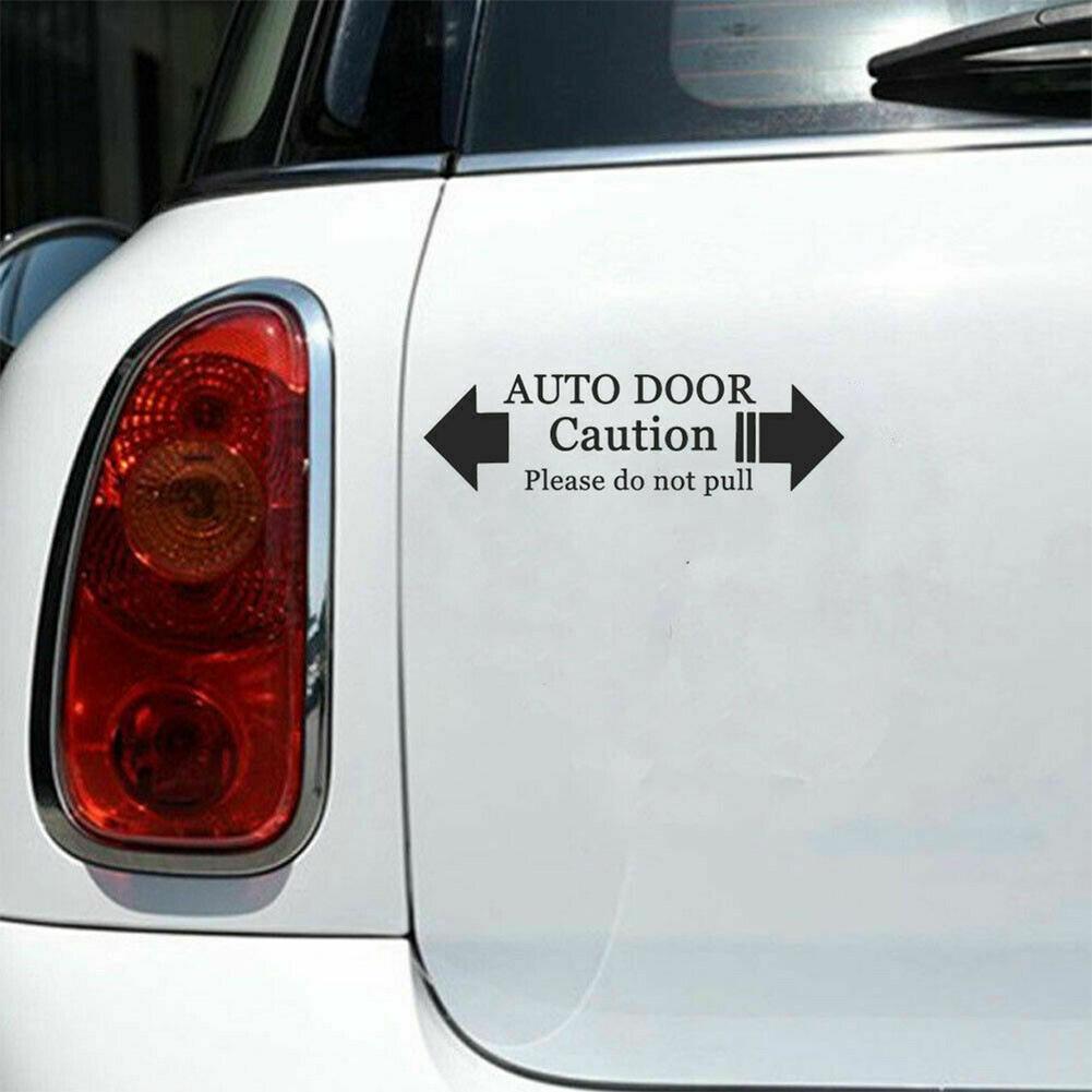 Premium Auto Tür Vorsicht Bitte Nicht Ziehen Aufkleber Zuverlässig und Langlebig!