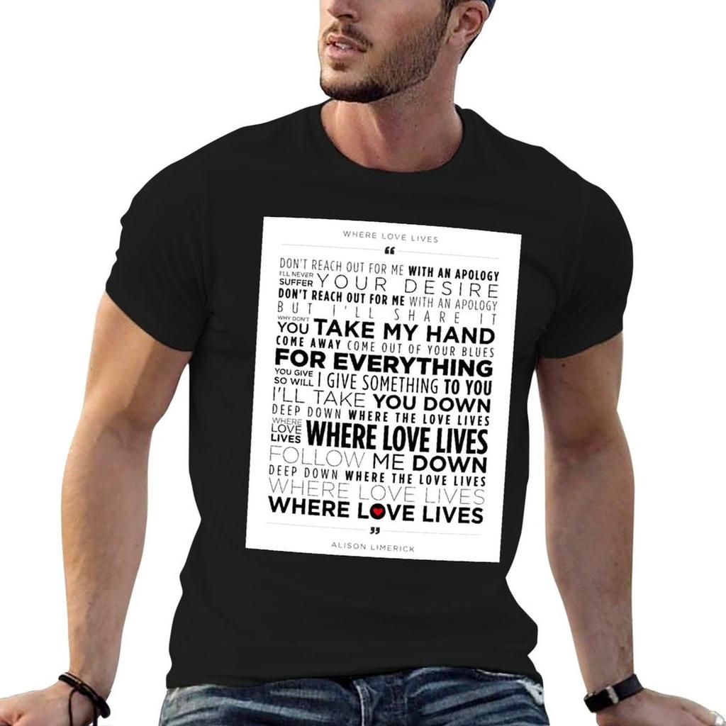 Where Love Lives Tshirt Plus Size Street Style Tee