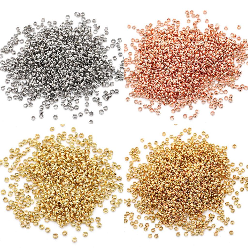 100PCS/Bag Copper Beads For DIY Handmade Jewelry