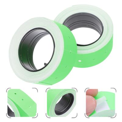 10 Rolls Price Tag Sticker Paper High Grade Material Smooth Feed Compatible with Price Machines for Retail Shelf Labeling Home
