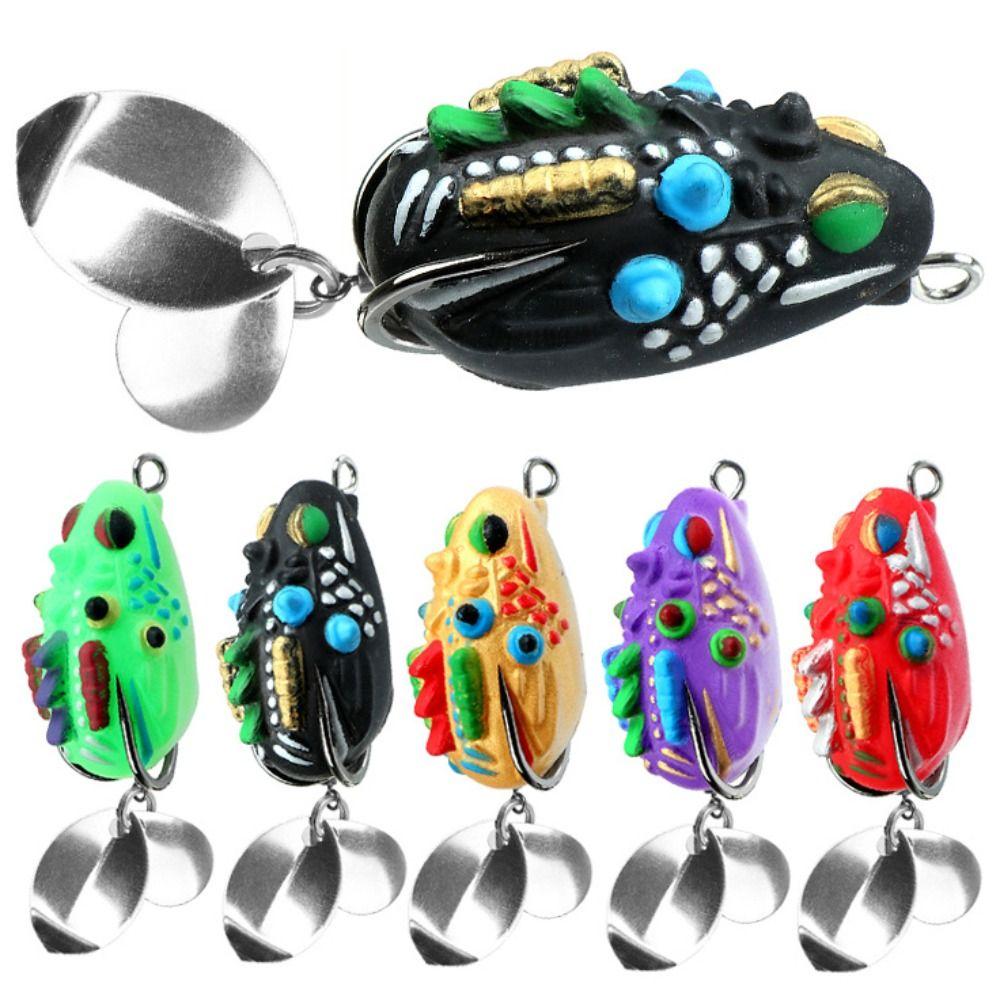 3.5CM -5.4G Mini Frog Soft Bait Set Lifelike Bionic Frog Lures Lure Frog Thunder  Carp Fishing