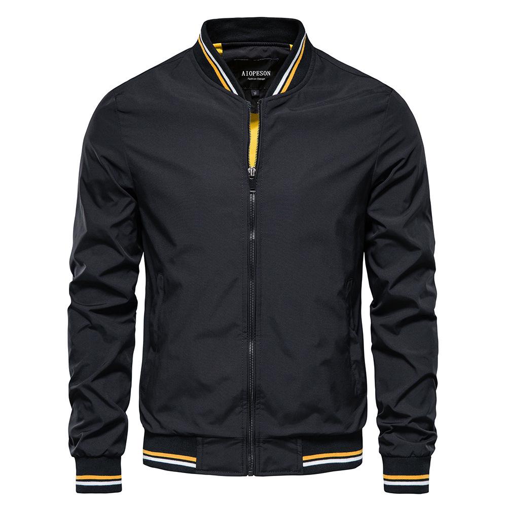 Trendy Men's European & American Casual Spring/Autumn Jacket - Fashionable, Lightweight Outerwear