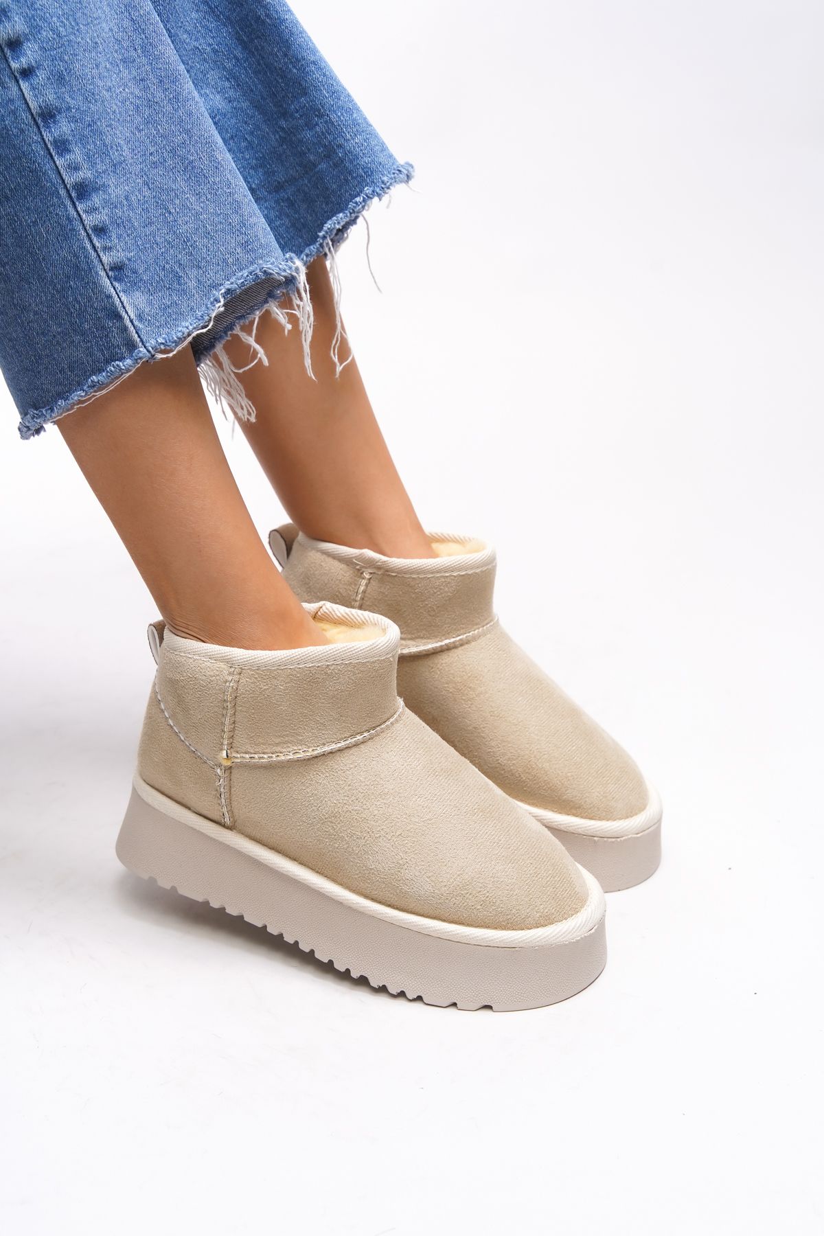 

Women Modern Stylish Fashion Jilrathla Women High Heel Casual Boots Beige 40