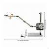 Clamp Head Support with Multi-axis Arm for Precise Positioning