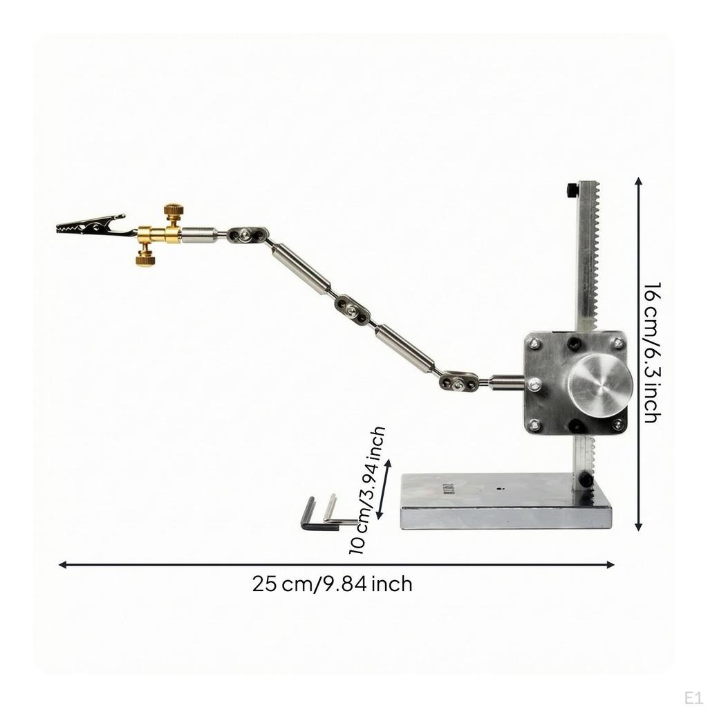 Clamp Head Support with Multi-axis Arm for Precise Positioning