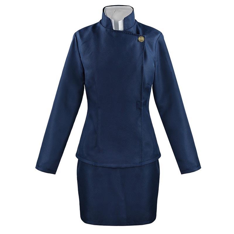 

Костюм для косплея Зенин Маки с топом и юбками, полный комплект. Униформа Маки для аниме, комик-кона, Хэллоуин-вечеринки. Наряды Зенин Маки S