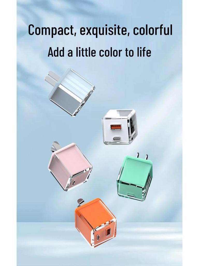 20W PD Fast Charger for iPhone 14 - 3C Certified Flash Charging Head