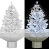 VidaXL Snowy Christmas Tree with Umbrella Base Artificial Christmas Tree Tree Christmas Decoration Living Room Living Room 284332