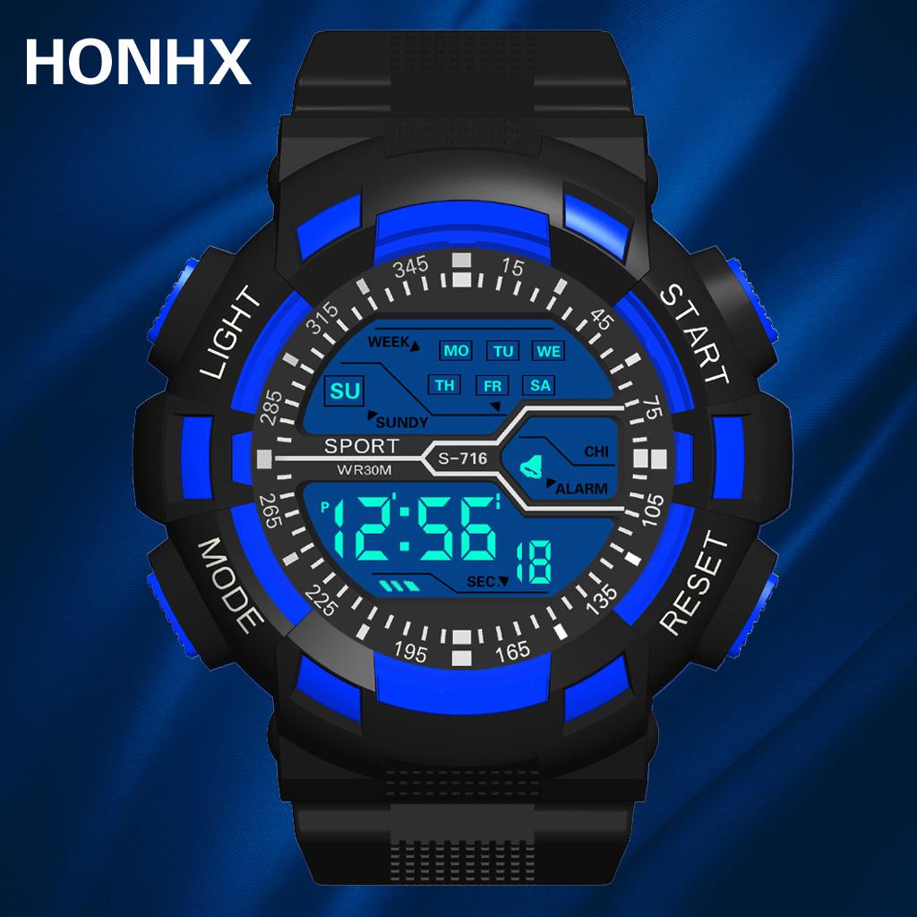 Multi Function Sports Fashion Seven Colors Colorful Luminous Electronic Watch