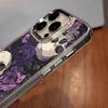 Purple Rose Skull Phone Case For Iphone 17 12 15 Plus 16 Pro Max 11 13 14 17E 16E Ultra Anti-Fingerprint Soft Protective Cover