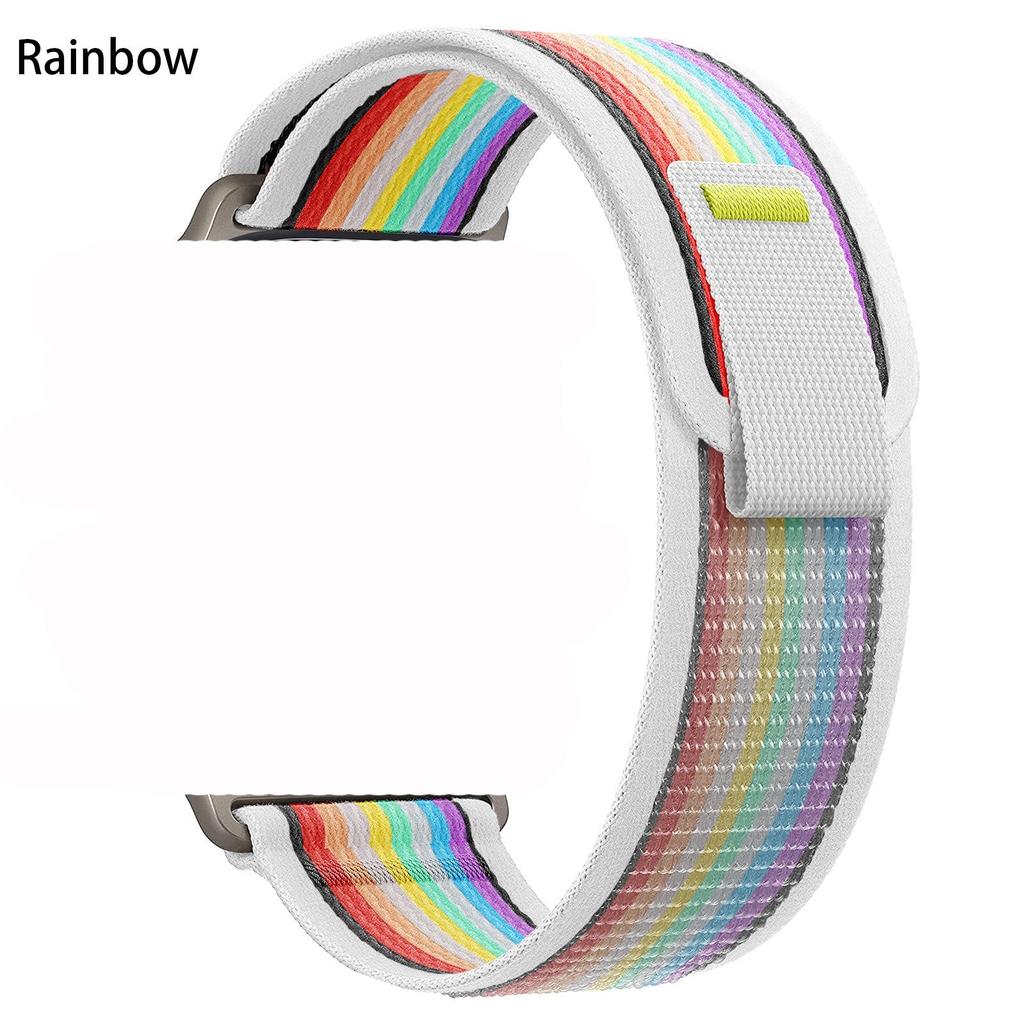 Sport Nylon Strap for Smart Watch Ultra 49mm 7 8 45mm 41mm 44mm 40mm 42mm 38mm Outdool Bands Band Bracelet for Watch Series 8 7 6 SE 5 4 3 2 1