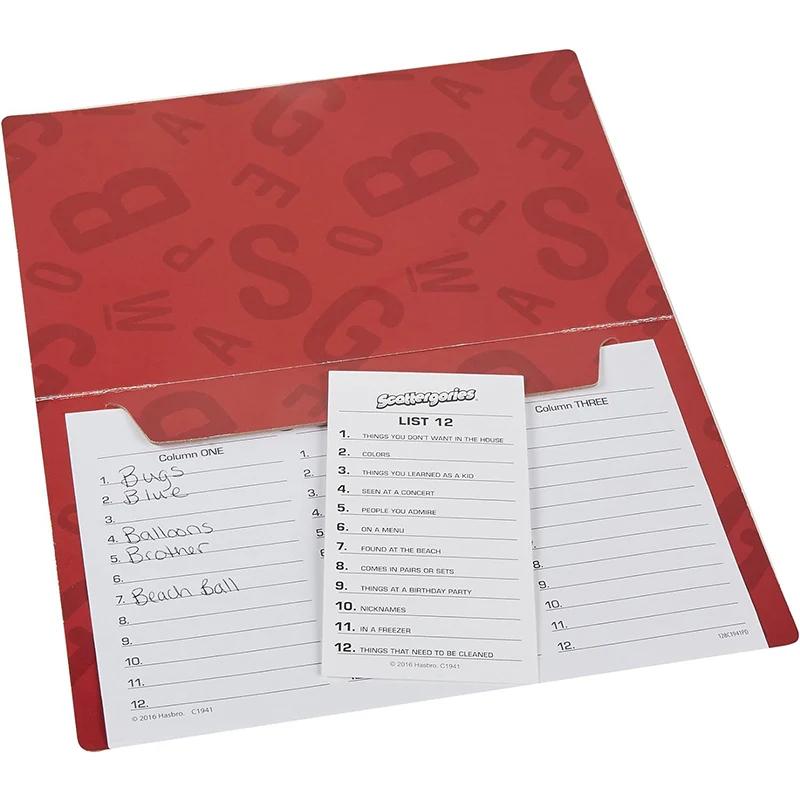 Scattergories Partyspiel: Ein klassisches Brettspiel für Familie und Freunde