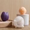 DIY Tulip Flower Candle Silicone Mold 3D Flower Soap Aromatherapy Gypsum Handicraft Cement Mould Ice Cube Chocolate Making Tool