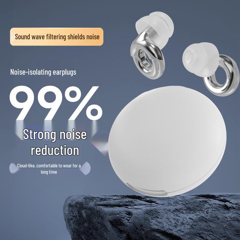 Soundproof Sleep Earplugs: Anti-Noise, Anti-Snoring, Comfortable, Long-Wearing, No Pain, Portable Silent Ear Protection.