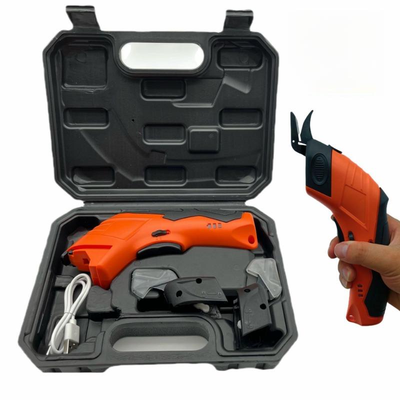 3.6V Lithium-ion Cloth Cutting Scissors Rechargeable Cloth Cutting Tungsten Steel Electric Scissors Fabric Leather Trimming Scissors