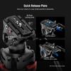 NEEWER Basic 187cm Video Tripod with Video High Camera Tripod with Dynamic Suitable for Maximum Load TP37 Head, Metal, Durability, Damping/Mid-Level