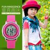 Fashion children's electronic watch luminous women's waterproof student digital display