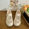 Ballet Shallow Mouth Mary Jane Women's Shoes 2025 New Niche Original Velcro Ugly Cute Board Shoes Student Versatile Single Shoes