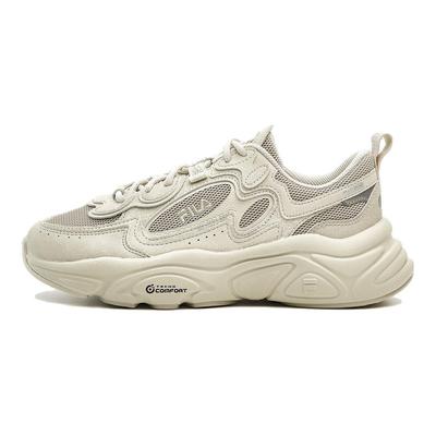 Mars 1S Stoff Synthetikleder TPU Bequem Vielseitig Low-Top Freizeitschuhe Damen Sneaker Haferflocken F12W332117FOM