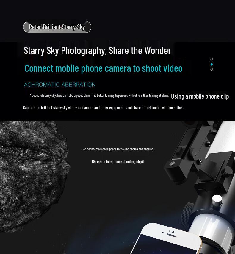 Celestron AstroMaster 102AZ High Magnification Professional Telescope for Deep Space Observation and Science Education