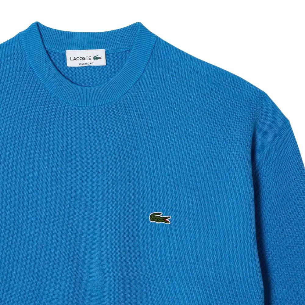 Lacoste Unisex Adult Organic Cotton Crew Neck Sweatshirt