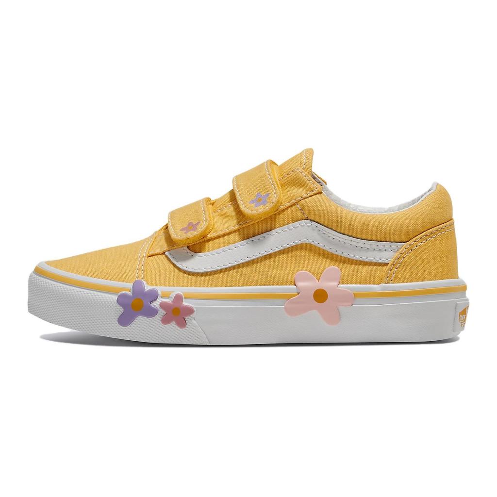 Vans Tartós Csúszásmentes Alacsony Szárú Gyerek Gördeszkás Cipő Gyerek Sneaker Sárga VN000CPXYLW