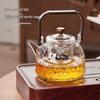 YIHUTEA Glass Steaming & Boiling Tea Pot