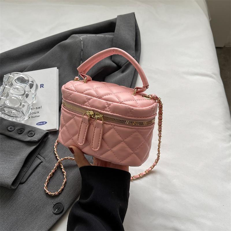 Rautenstickerei Faden Nischen Design Tasche 2026 Neue Damen Tasche Sommer Beliebt Beliebte Ketten Umhängetasche Quadratische Sling Tasche