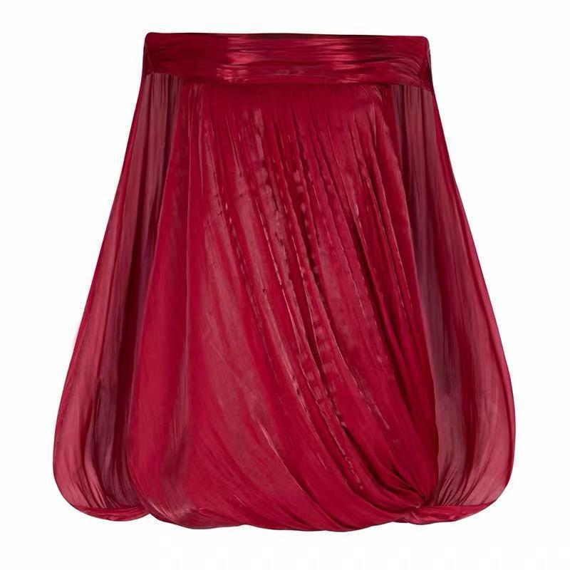Vietnamesisches Nischen-Falten-Einschulter-Abendkleid mit figurschmeichelnder lockerer Drapierung