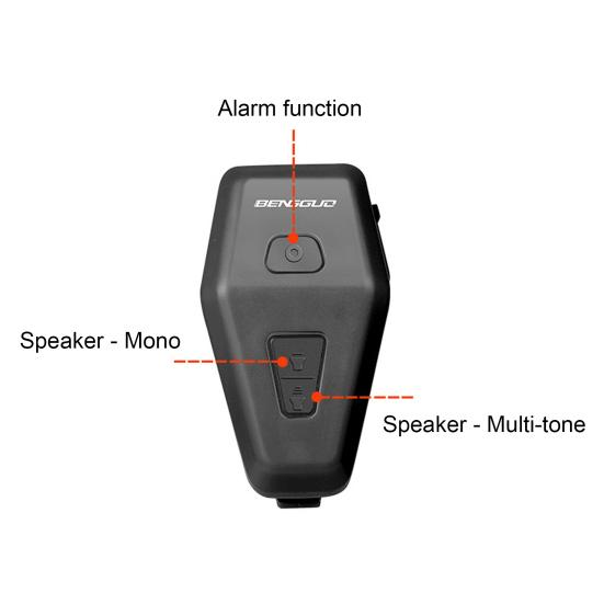 Bicycle Horn 120dB Loudspeaker Bike Horn with Alarm USB Rechargeable Waterproof Bicycle Speaker Cycling